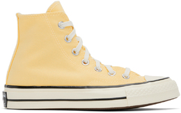 Converse: Жёлтые кроссовки  Chuck 70