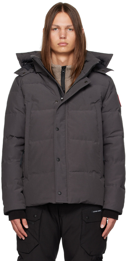 Canada Goose: Серый пуховик  Wyndham