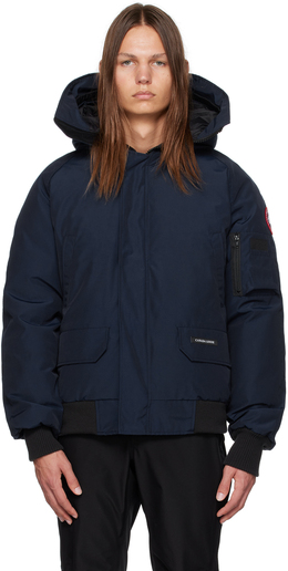 Canada Goose: Тёмный пуховик Chilliwack