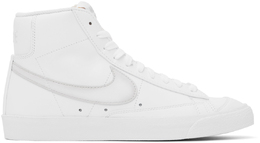 Nike: Белые кроссовки Blazer Mid 77