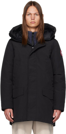 Canada Goose: Чёрный пуховик  Langford