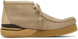 Visvim: Бежевые сапоги