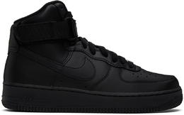 Nike: Чёрные кеды Air Force 1