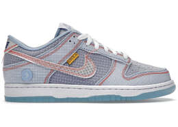 Nike: Синие кроссовки Dunk Low