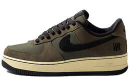 Nike: Зелёные кроссовки Air Force 1 Low