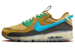 Nike: Зелёные кроссовки  Air Max