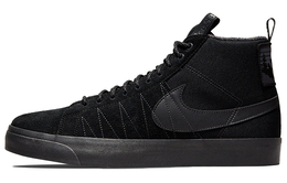 Nike: Чёрные кроссовки  Blazer Mid Premium