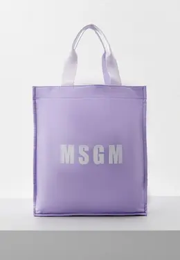 MSGM: Фиолетовая сумка 