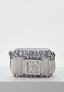 Armani Exchange: Серая сумка