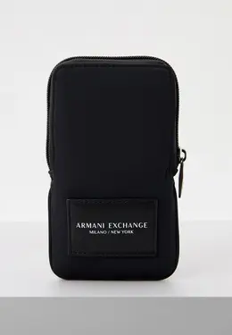 Armani Exchange: Чёрная сумка