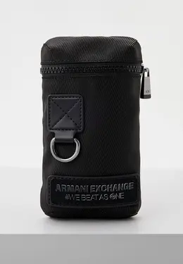 Armani Exchange: Чёрная сумка