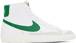 Nike: Белые кроссовки Blazer Mid 77