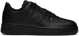 Nike: Чёрные кроссовки Air Force 1