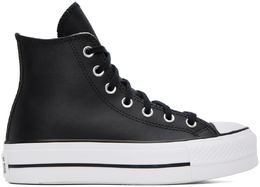 Converse: Чёрные кроссовки  Chuck Taylor All Star Lift