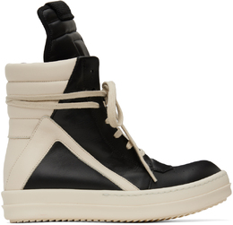 Rick Owens: Чёрные кроссовки Geobasket