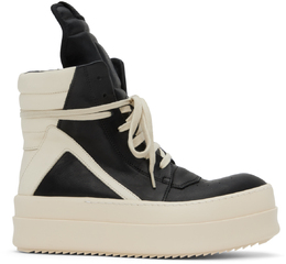 Rick Owens: Чёрные кроссовки Geobasket