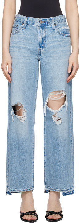 Levi's: Синие джинсы 