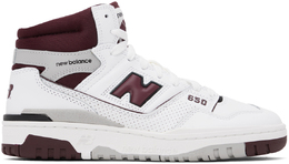 New Balance: Белые кроссовки 