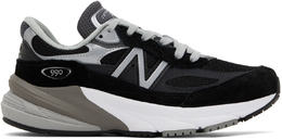 New Balance: Чёрные кроссовки 