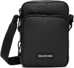 Balenciaga: Чёрная сумка Explorer