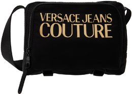 Versace Jeans Couture: Чёрная сумка