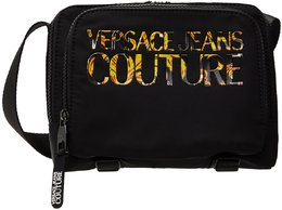 Versace Jeans Couture: Чёрная сумка