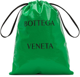 Bottega Veneta: Зелёная сумка