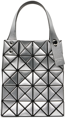 Bao Bao Issey Miyake: Серебристая сумка