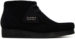 Clarks Originals: Чёрные ботинки