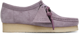 Clarks Originals: Фиолетовые лоферы