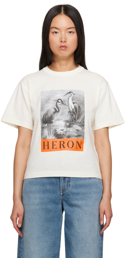 Heron Preston: Белая футболка  Heron