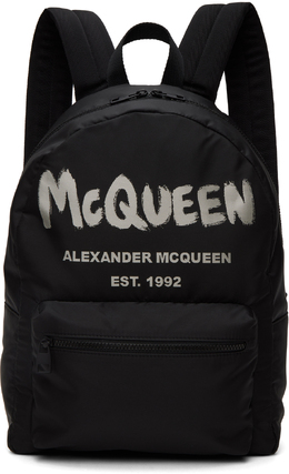 Alexander McQueen: Чёрный рюкзак Metropolitan