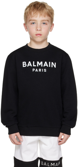 Balmain: Чёрный свитшот