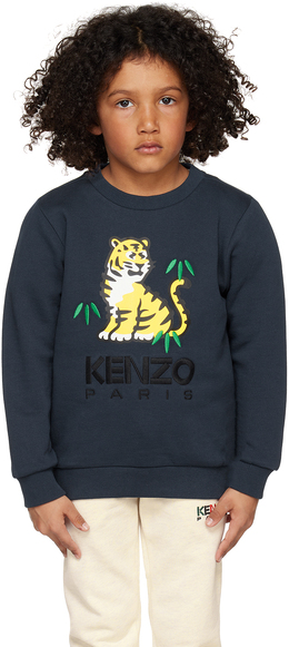 Kenzo: Тёмный свитшот Paris