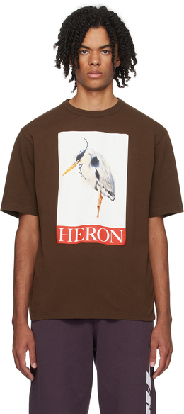 Heron Preston: Коричневая футболка 