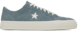 Converse: Голубые кроссовки  One Star Pro