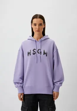 MSGM: Фиолетовая толстовка 