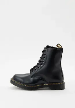 Dr. Martens: Чёрные ботинки 