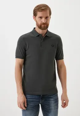 Fred Perry: Поло цвета хаки 