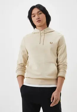 Fred Perry: Бежевая толстовка 