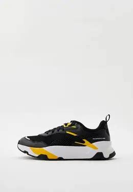 PUMA: Чёрные кроссовки 
