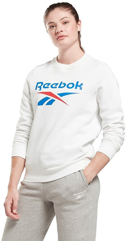 Reebok: Белый свитшот 