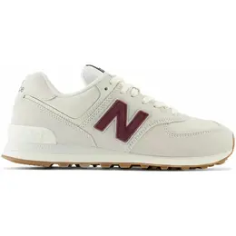 New Balance: Белые кроссовки  574