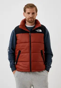 The North Face: Коричневый жилет