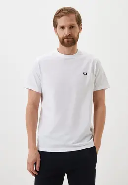 Fred Perry: Белая футболка 