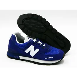 New Balance: Голубые кроссовки  574