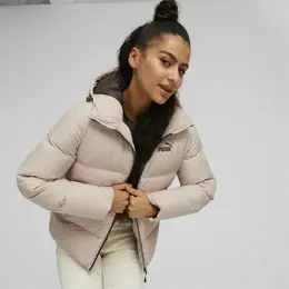 PUMA: Розовый пуховик