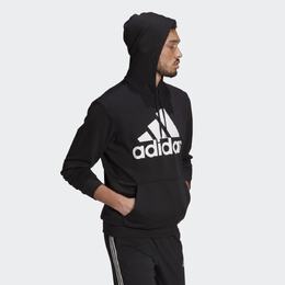 Adidas: Чёрная толстовка 