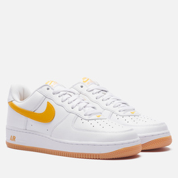 Nike: Белые кроссовки Air Force 1 Low Retro