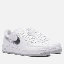 Nike: Белые кроссовки Air Force 1 Low Retro